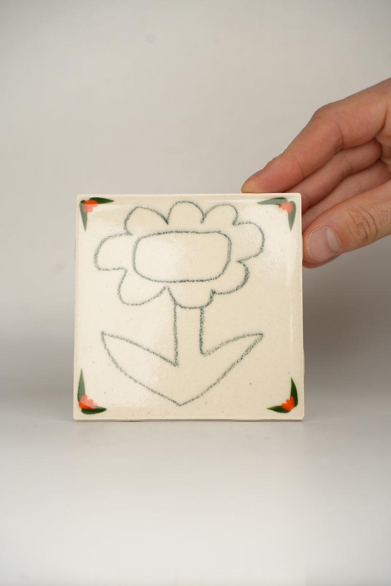 Empty Flower Tile – Toni Darling Frank