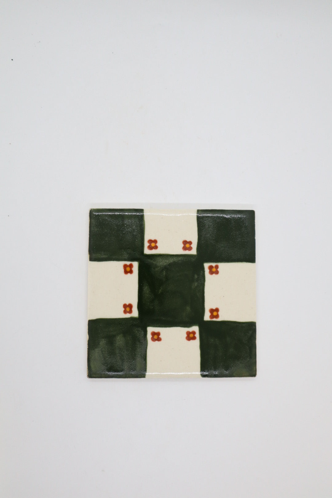 Green Checkered Tile
