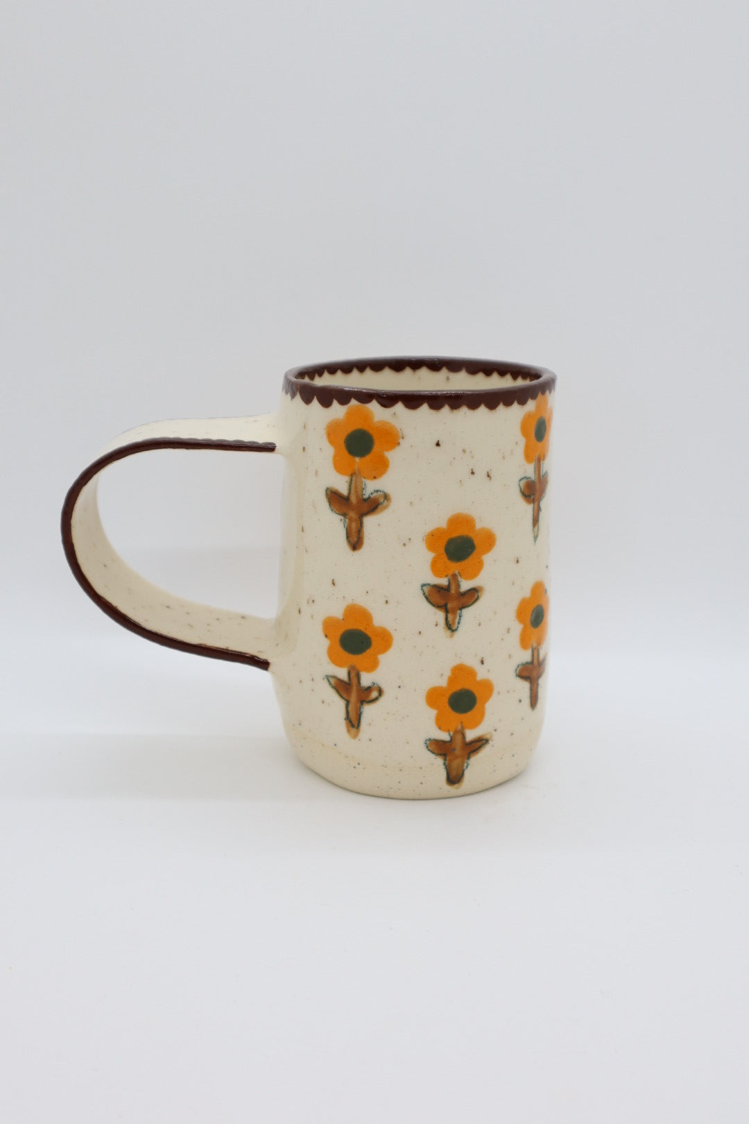 Animated Flowers Slab Mug