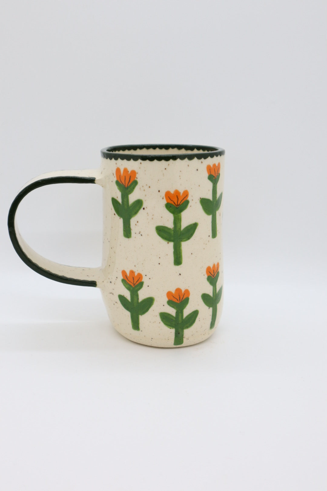 Mini Tulips Slab Mug