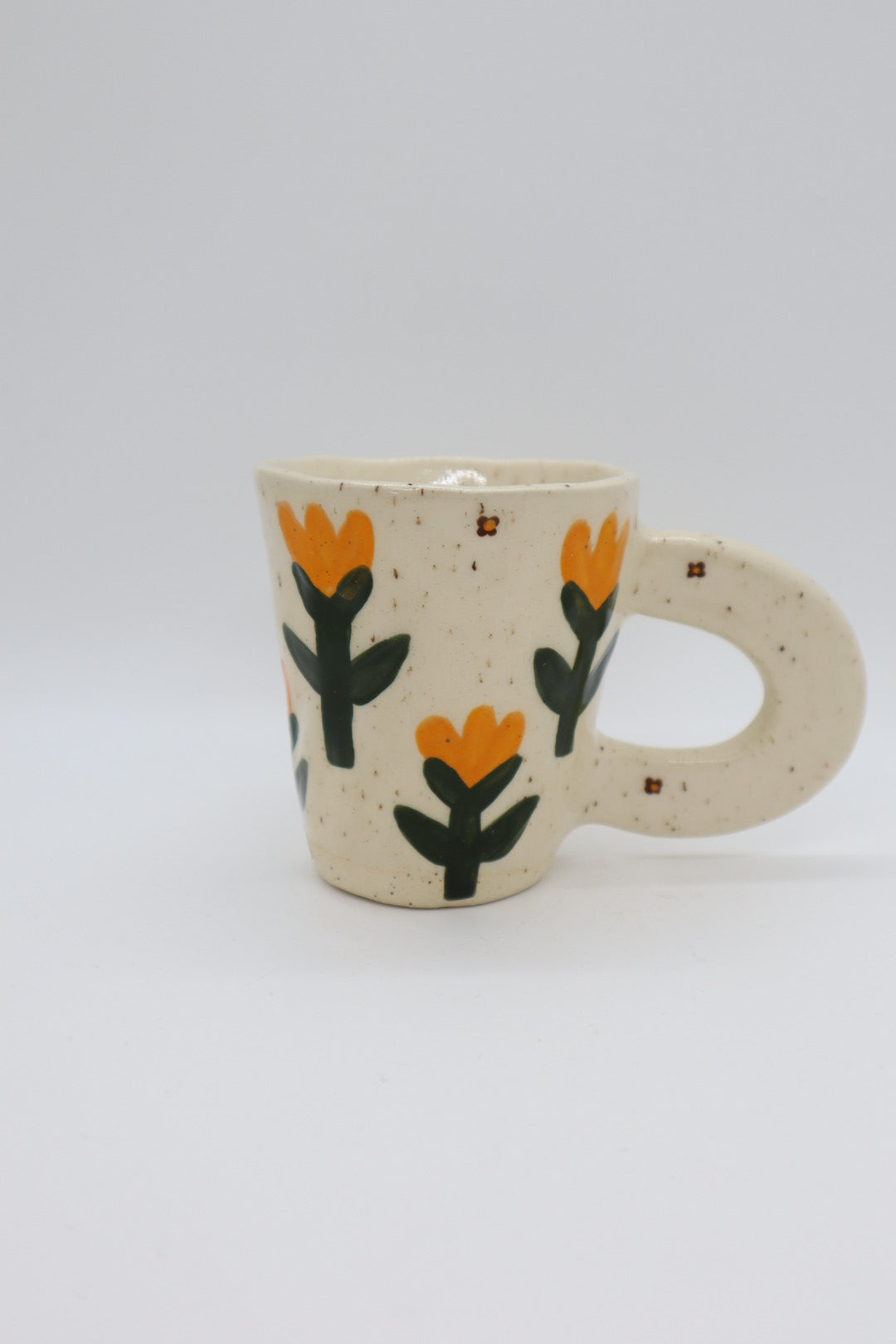 Orange Tulips Mini Mug