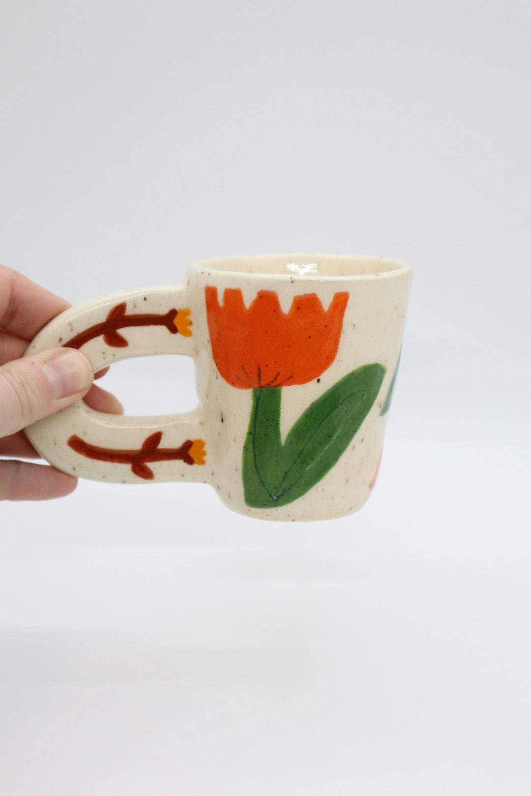 Red Tulips Mini Mug