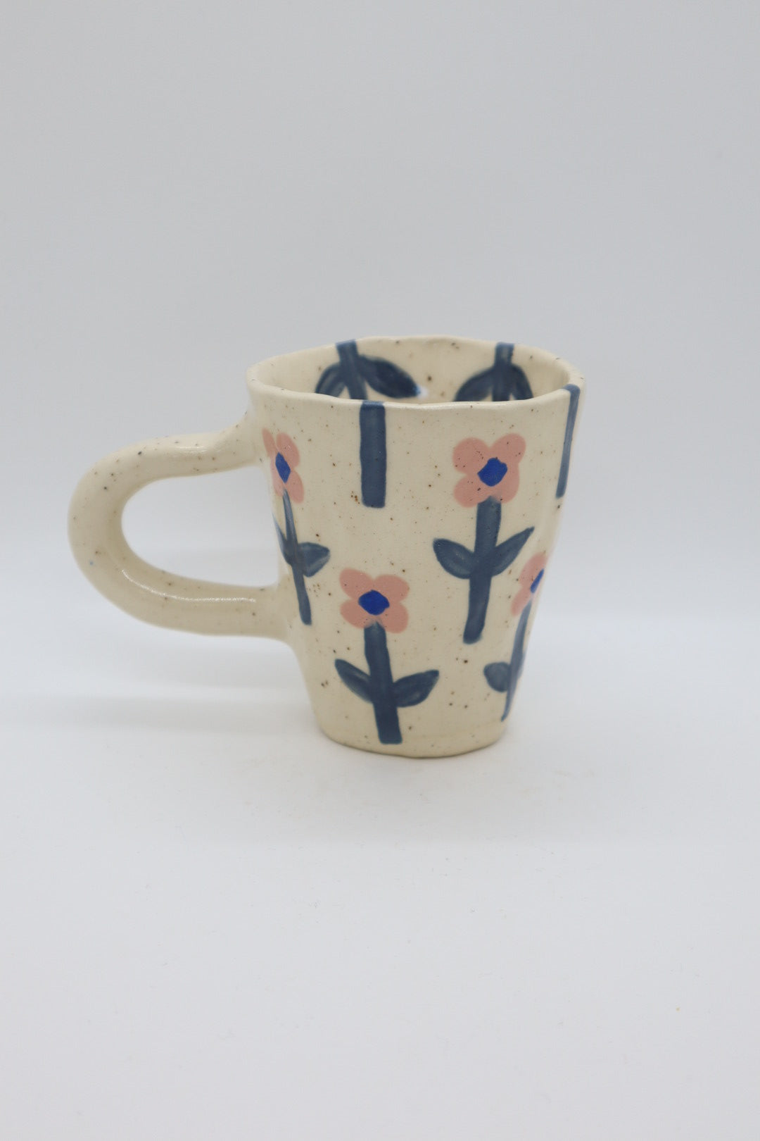 Blue Flowers (Bigger) Mini Mug