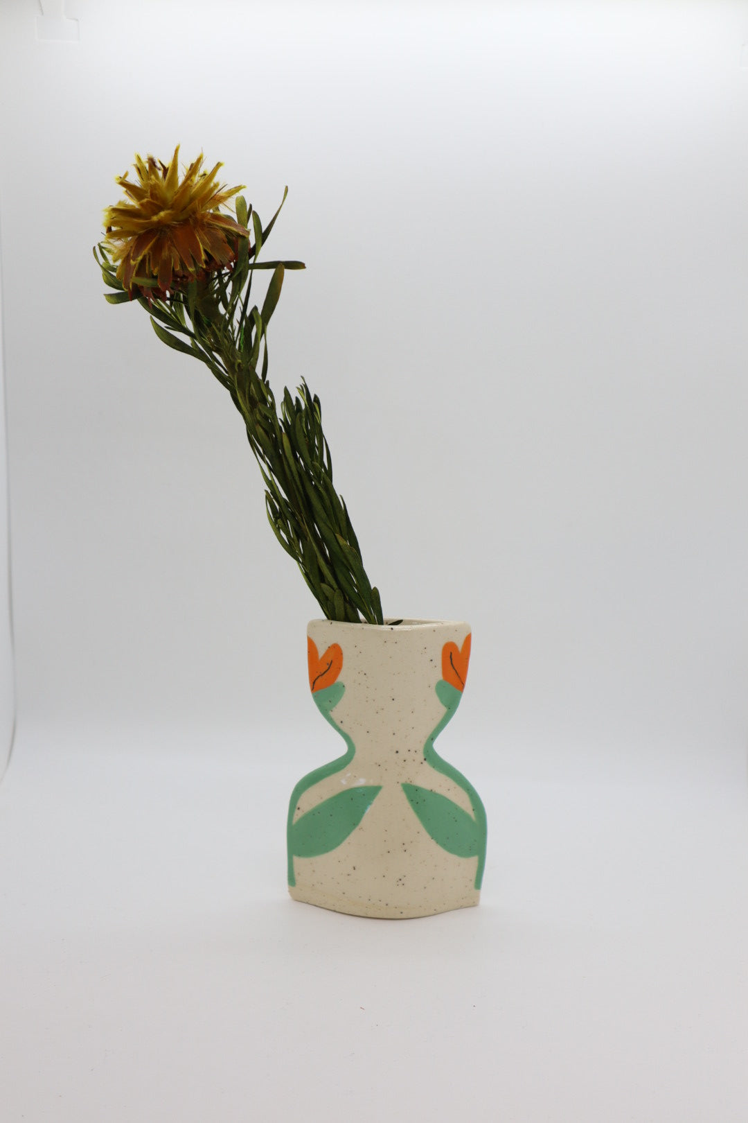 Orange Tulips Not-So-Mini Vase
