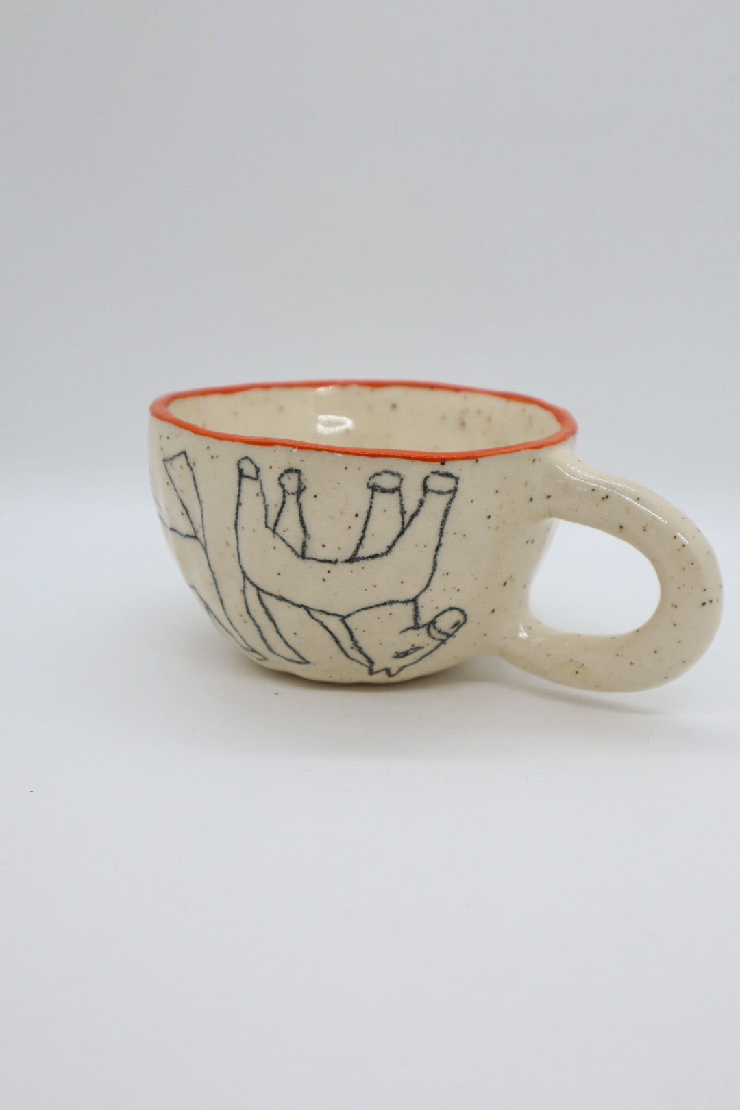 Sketch Horses Cappuccino Mug